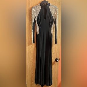 Black cocktail dress